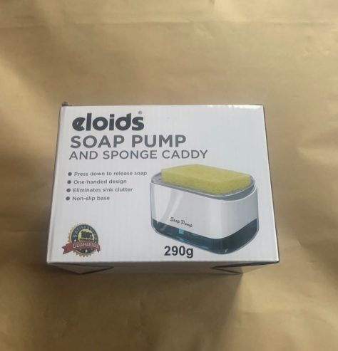 Eloids soap pump and caddy