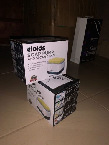 Eloids soap pump and caddy