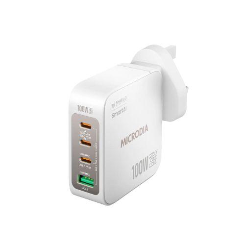 MICRODIA SmartCube Nano 100W USB-C PD Wall Charger – Pearl White (59870) $59.99