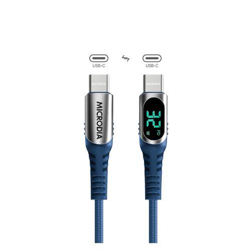 MICRODIA ExeCable Digital Display 100W USB-C to USB-C Cable 2.6M – Navy (64217) $29.99