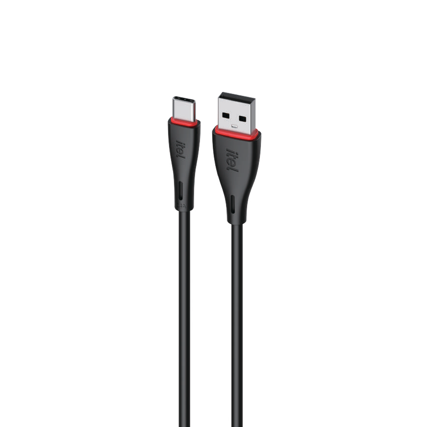 itel CablePulse I 2.4A USB-A to Type-C/Micro/Lightning Fast Charging Cable ₦4000