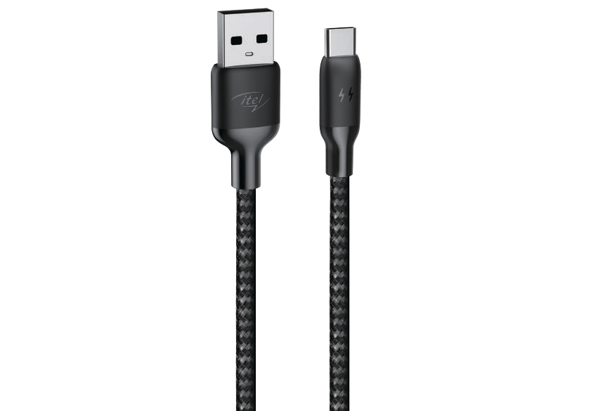 itel Data Cable 2.1A USB-A to Type-C/Micro Fast Charging Cable ₦4000