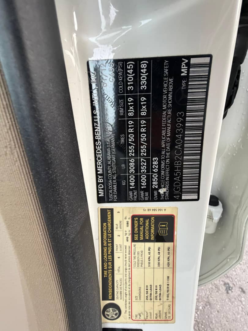 Foreign Used 2013 Mercedes-Benz ML350 V6 – Key Start, Reverse Camera, Leather Seats, Sunroof ₦25300000
